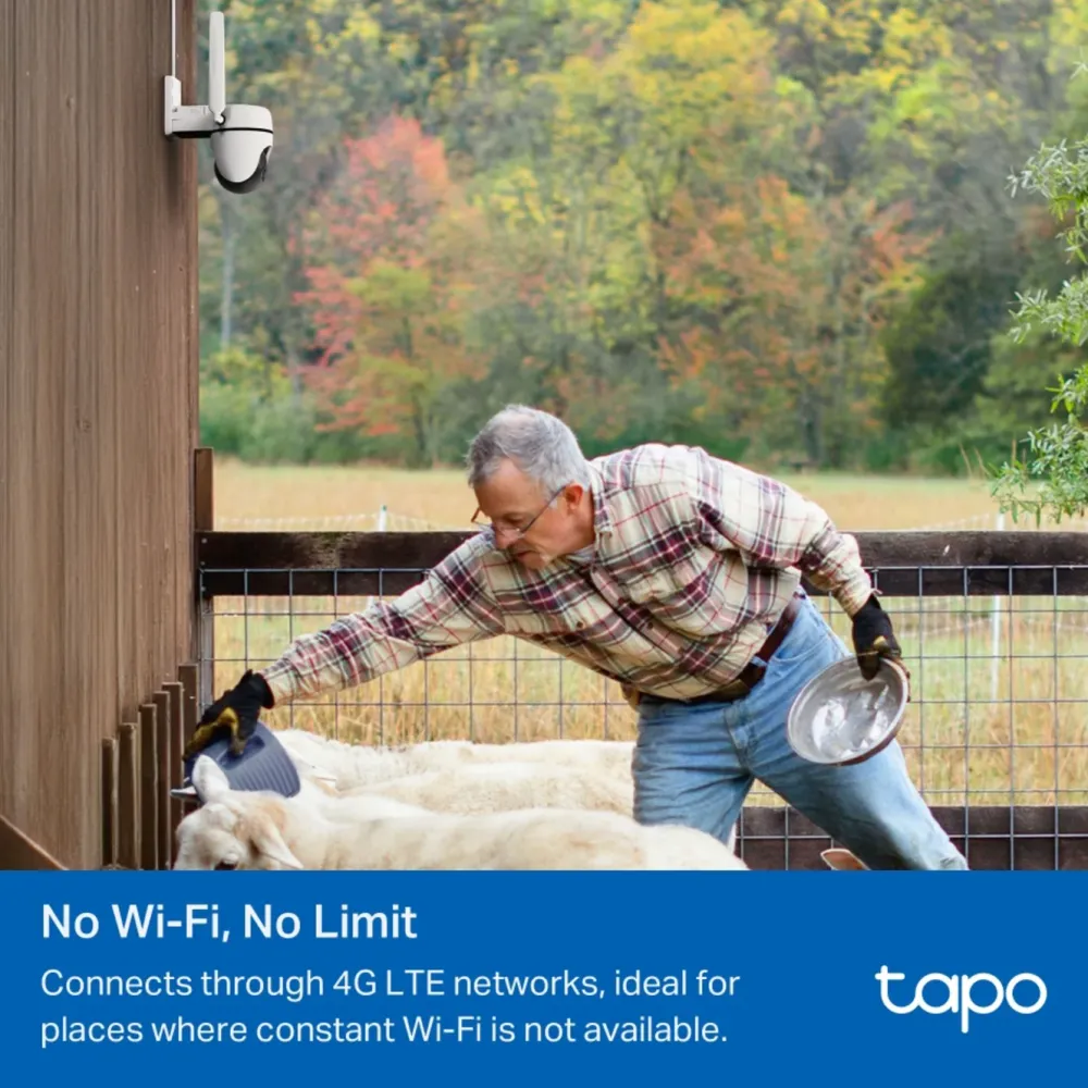 TP-Link Kameraovervåking|Tapo C501GW 4G LTE Overvåkingskamera