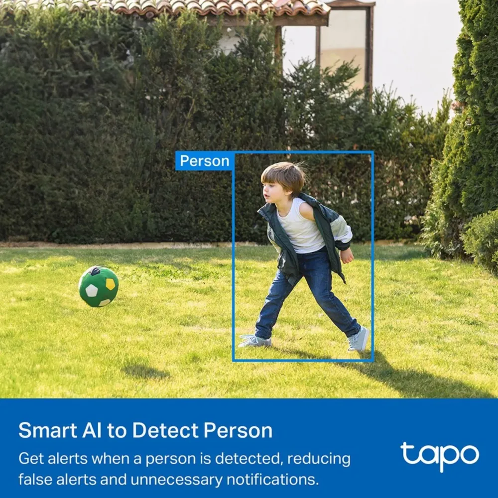 TP-Link Alarmsystemer|Skimmingsbeskyttelse|Tapo C410 Overvåkingskamera med batteri