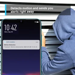 TP-Link Alarmsystemer|Skimmingsbeskyttelse|Tapo C210 Overvåkingskamera