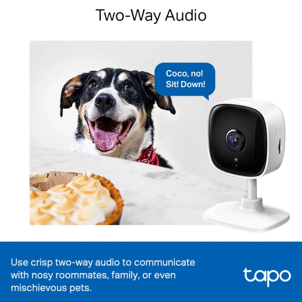 TP-Link Alarmsystemer|Skimmingsbeskyttelse|Tapo C100 Overvåkingskamera