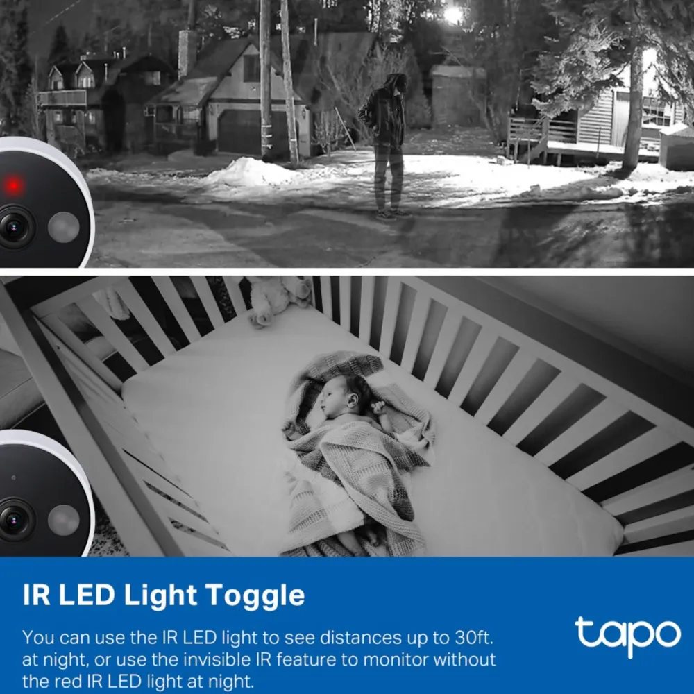 TP-Link Kameraovervåking|Tapo C120 Overvåkingskamera