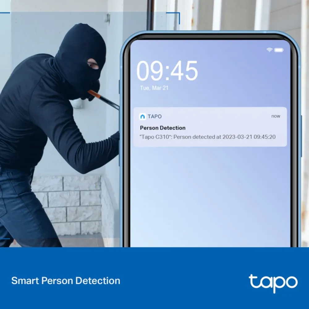 TP-Link Kameraovervåking|Tapo C310 Overvåkingskamera