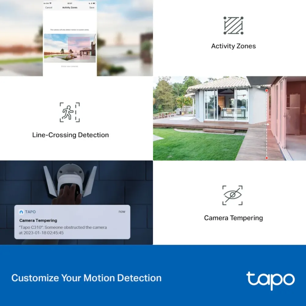 TP-Link Kameraovervåking|Tapo C310 Overvåkingskamera