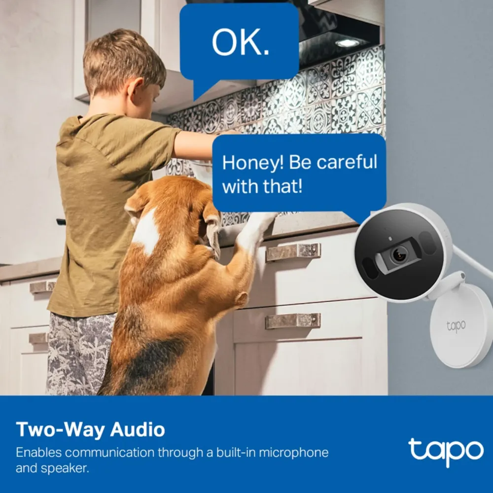 TP-Link Kameraovervåking|Tapo C125 Overvåkingskamera