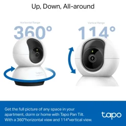 TP-Link Alarmsystemer|Skimmingsbeskyttelse|Tapo C220 Pan/Tilt AI Overvåkingskamera