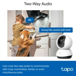 TP-Link Alarmsystemer|Skimmingsbeskyttelse|Tapo C220 Pan/Tilt AI Overvåkingskamera