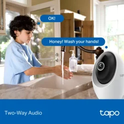 TP-Link Kameraovervåking|Tapo C260 Pan/Tilt AI Overvåkingskamera