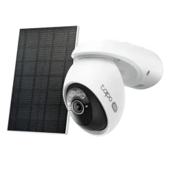 TP-Link Alarmsystemer|Skimmingsbeskyttelse|Tapo C660 Solcelledrevet 4K overvåkingskamera
