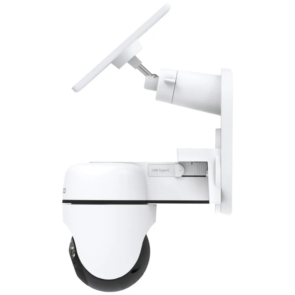 TP-Link Alarmsystemer|Skimmingsbeskyttelse|Tapo C610 Solcelledrevet Pan/Tilt overvåkingskamera