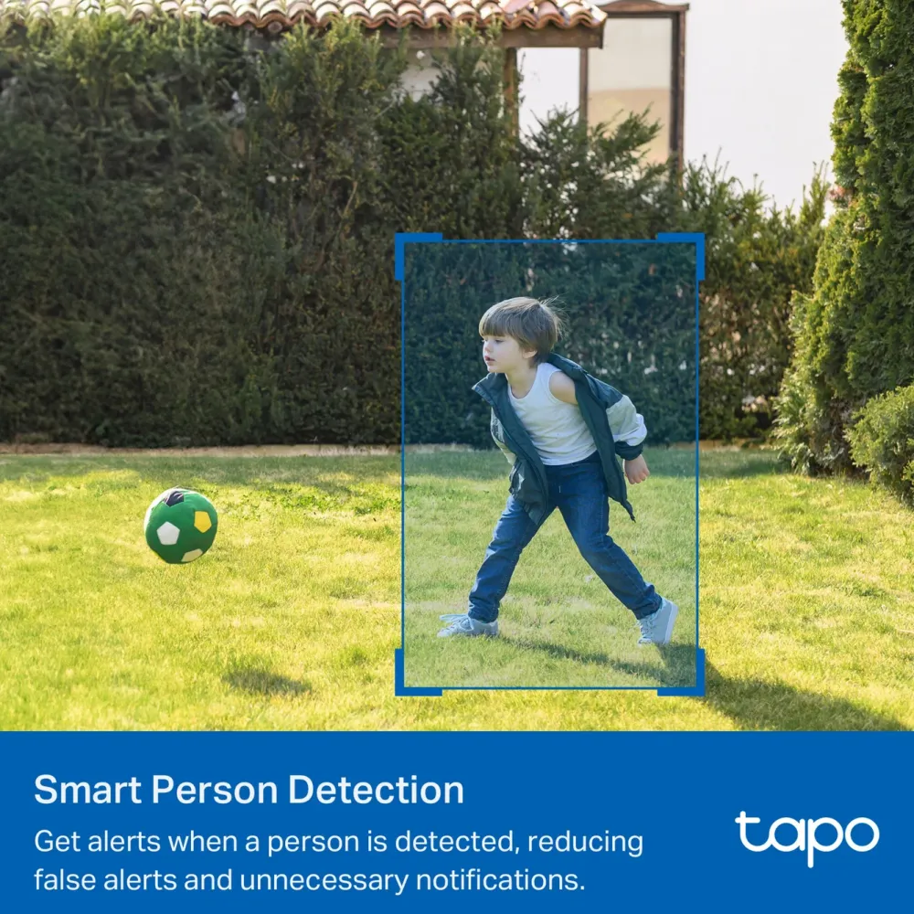 TP-Link Alarmsystemer|Skimmingsbeskyttelse|Tapo C410 Solcelledrevet overvåkingskamera