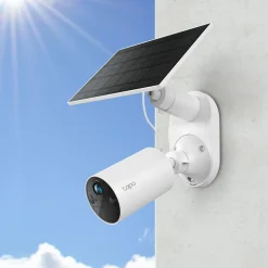 TP-Link Alarmsystemer|Skimmingsbeskyttelse|Tapo C410 Solcelledrevet overvåkingskamera