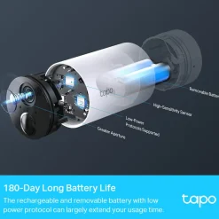 TP-Link Kameraovervåking|Tapo C400S2 Trådløst overvåkingskamera 2-pack