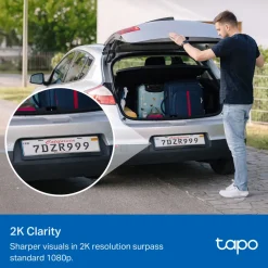 TP-Link Kameraovervåking|Tapo C410 Trådløst overvåkingskamera 4-pack