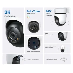 TP-Link Kameraovervåking|Tapo C510W Overvåkingskamera