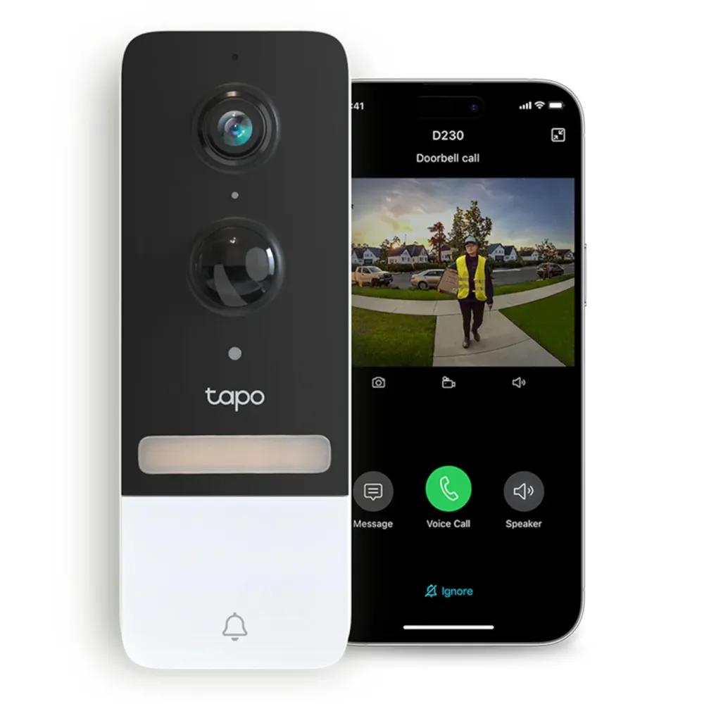 TP-Link Smart Dørklokke|Smart Dørklokke|Tapo D230S1 Smart dørklokke