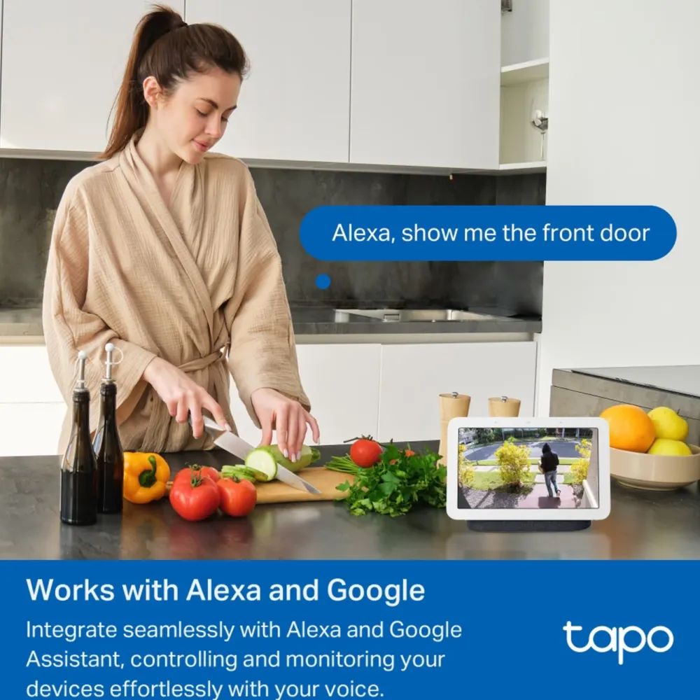 TP-Link Smarte Alarmer|Smarte Sensorer|Tapo D210 Videodørklokke