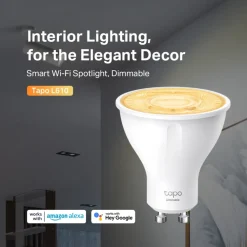 TP-Link Smart Belysning|Smart Belysning|Tapo L610 – Smart LED-pære GU10