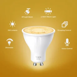TP-Link Smart Belysning|Smart Belysning|Tapo L610 – Smart LED-pære GU10
