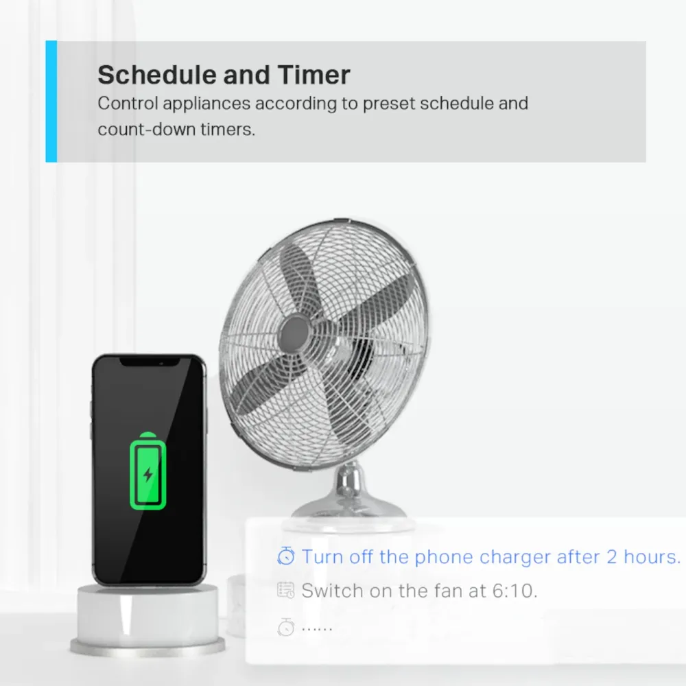 TP-Link Smarte Alarmer|Smarte Sensorer|Tapo Mini Smart Wifi Fjernstrømbryter 4-pk.