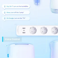 TP-Link Fjernstrømbryter|Tapo P300 Smart grenuttak med USB-porter