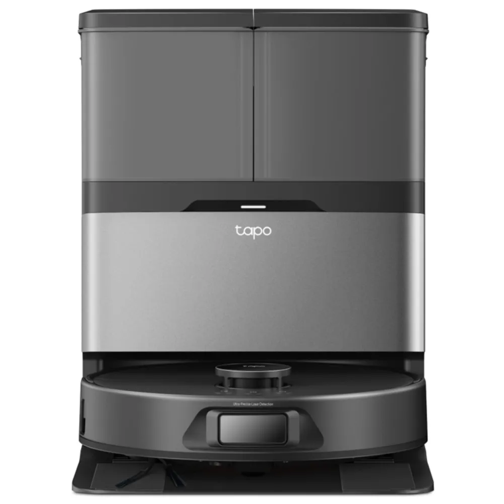 TP-Link Rengjøring|Robotstøvsuger|Tapo RV50 Pro Omni – Robotstøvsuger med basestasjon