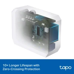 TP-Link Fjernstrømbryter|Smarte Sensorer|Tapo S110E Smart Switch-modul Wifi, Bluetooth, Matter
