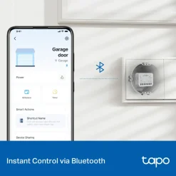 TP-Link Fjernstrømbryter|Smarte Sensorer|Tapo S110E Smart Switch-modul Wifi, Bluetooth, Matter