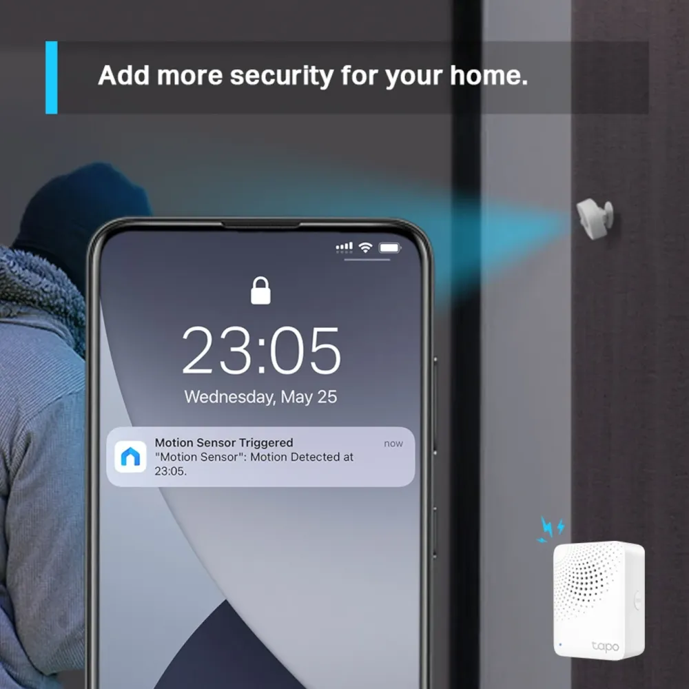 TP-Link Smarte Alarmer|Smarte Sensorer|Tapo T100 Bevegelsessensor