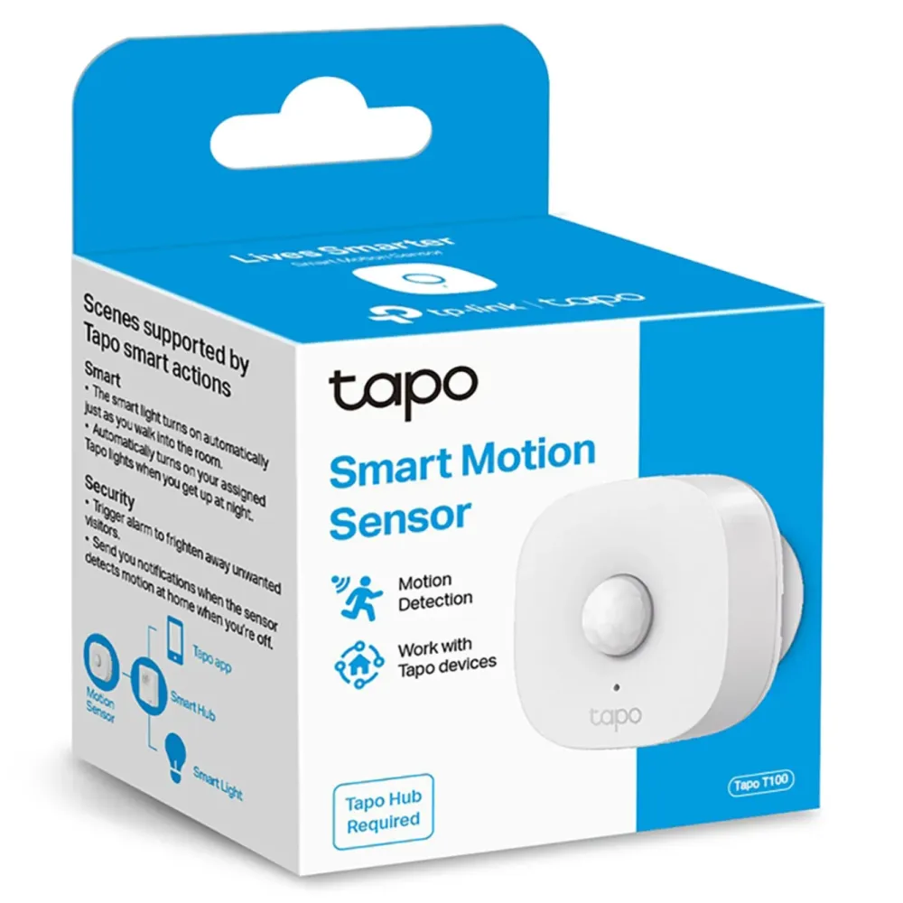 TP-Link Smarte Alarmer|Smarte Sensorer|Tapo T100 Bevegelsessensor