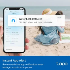 TP-Link Alarmsystemer|Skimmingsbeskyttelse|Tapo T300 Lekkasjedetektor