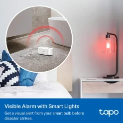 TP-Link Alarmsystemer|Skimmingsbeskyttelse|Tapo T300 Lekkasjedetektor