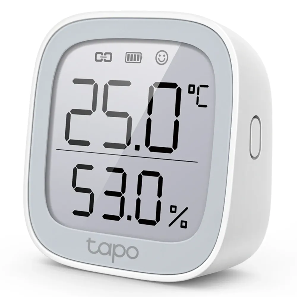 TP-Link Smarte Alarmer|Smarte Sensorer|Tapo T315 Smart termometer og hygrometer