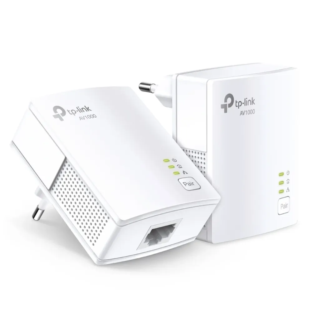 TP-Link Mobilt Bredbånd Og Rutere|Nettverkskabler|TL-PA7017 KIT Homeplug 1 Gb/s 2-pk.