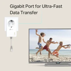 TP-Link Mobilt Bredbånd Og Rutere|Nettverkskabler|TL-PA7017P KIT Homeplug 1 Gb/s 2-pk.