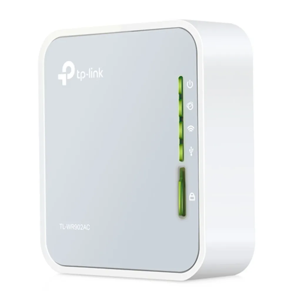 TP-Link Mobilt Bredbånd Og Rutere|Wifi-Routere|TL-WR902AC Reiseruter AC750