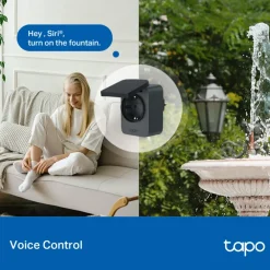 TP-Link Biltilbehør|Batterier|Tapo P410M smart wifi-plugg med energimåling 3680 W