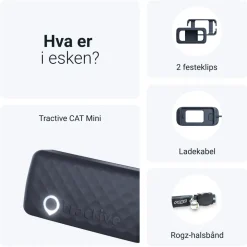 Tractive Fritid|Gps|CAT Mini – GPS-tracker og helseovervåking for katt