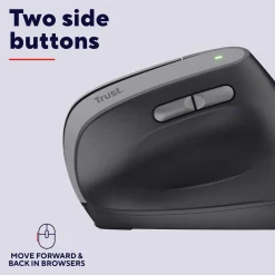 Trust Datamus|Datatilbehør|Bayo II ergonomisk trådløs mus
