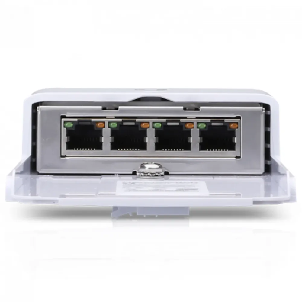 Ubiquiti Kablet Nettverk|NanoSwitch N-SW POE-switch for utendørsbruk