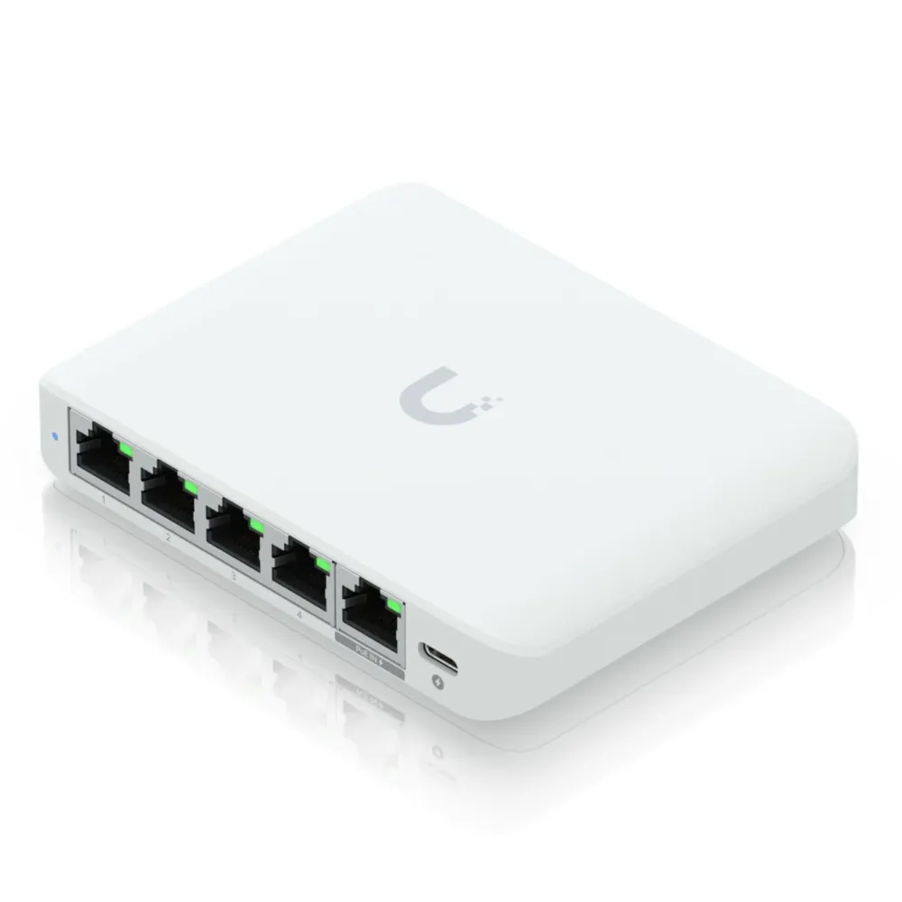 Ubiquiti Kablet Nettverk|Switch Flex Mini 2.5G 5P