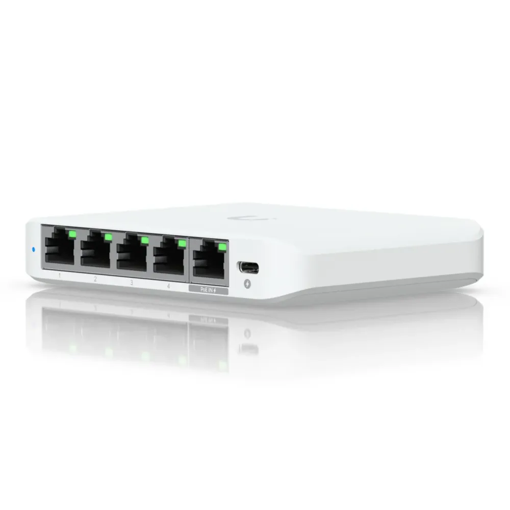 Ubiquiti Kablet Nettverk|Switch Flex Mini 2.5G 5P