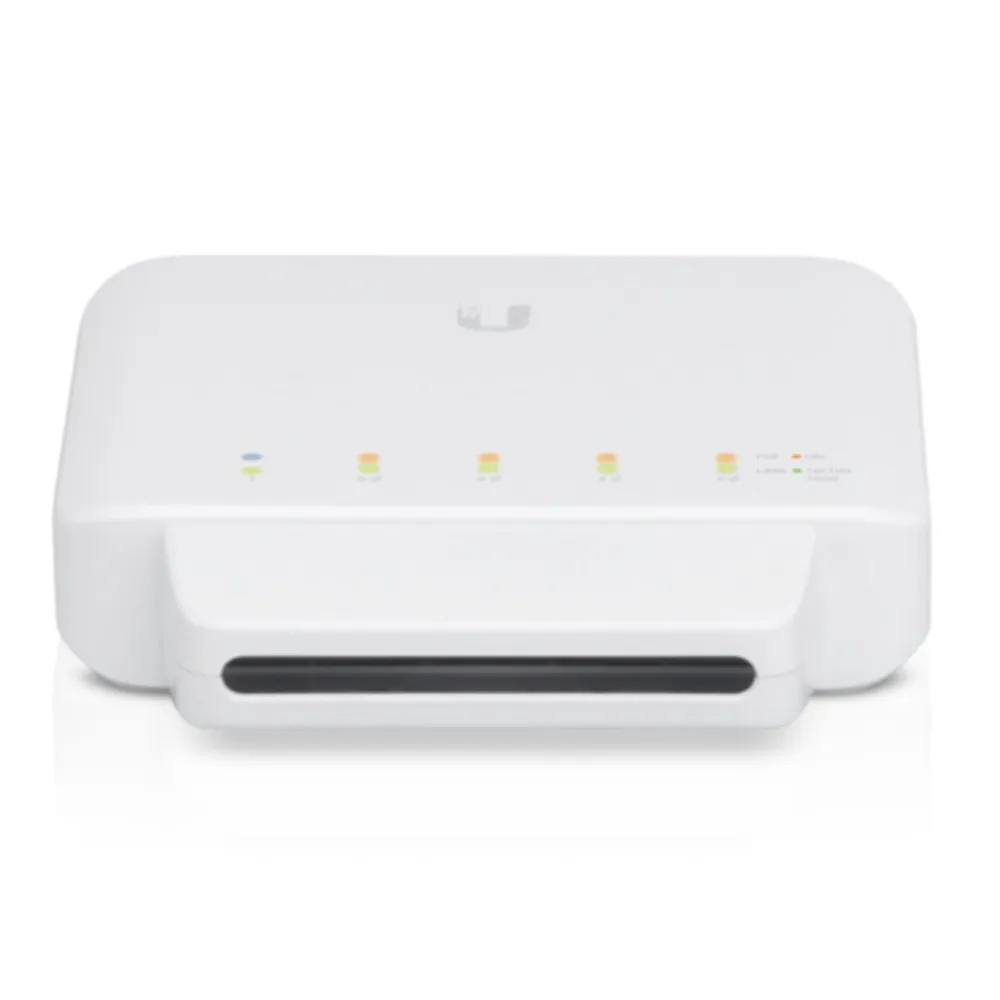 Ubiquiti Kablet Nettverk|Unifi USW Flex PoE-gigabitswitch med 5 porter