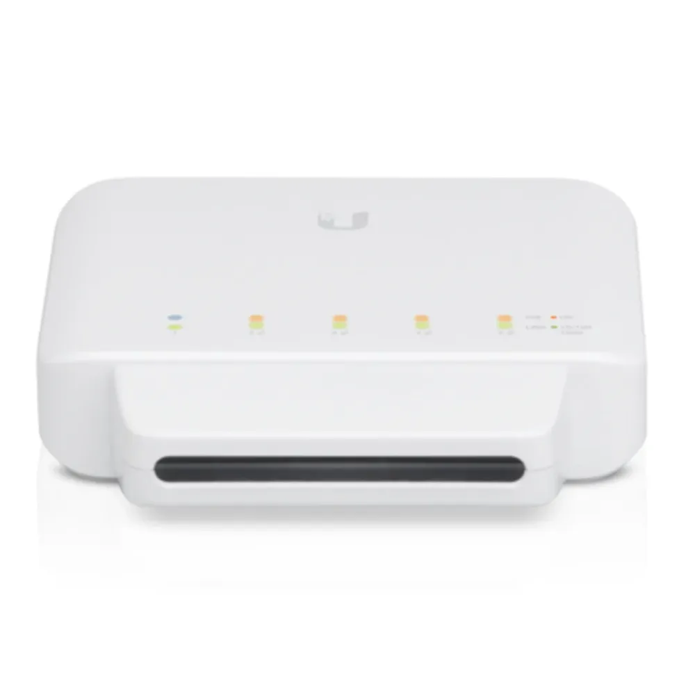 Ubiquiti Kablet Nettverk|Unifi USW Flex PoE-gigabitswitch med 5 porter