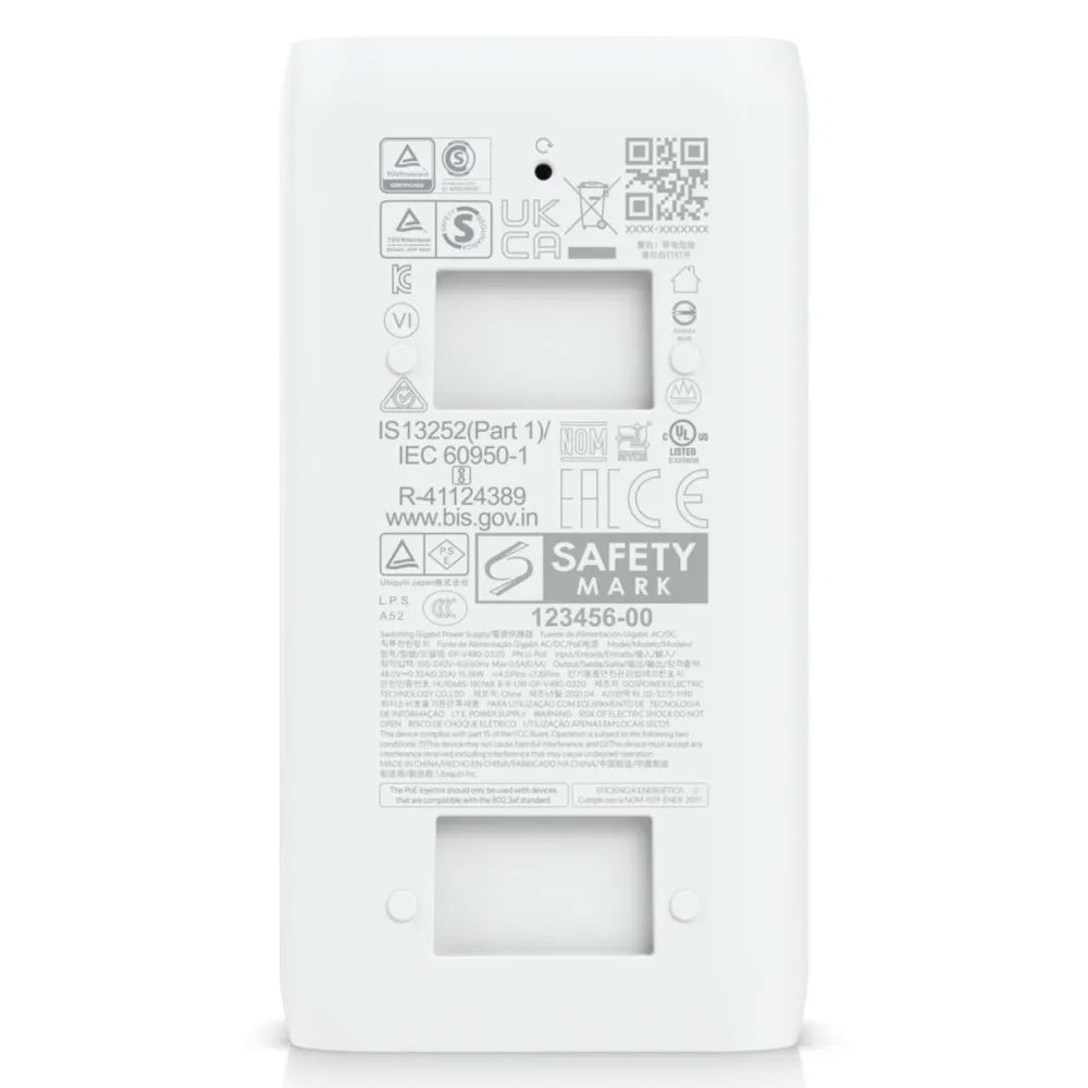 Ubiquiti Tilbehør Og Installasjon|Mobilt Bredbånd Og Rutere|U-POE injektor (15W)