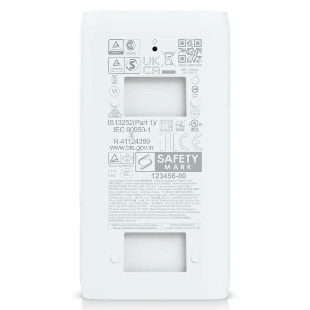 Ubiquiti Tilbehør Og Installasjon|Mobilt Bredbånd Og Rutere|U-POE injektor (15W)