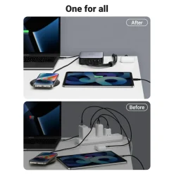 Ugreen Iphone-Tilbehør|Tilbehør Til Bærbar Pc|Kraftig Multilader 6 porter 200 W