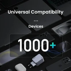 Ugreen Mobiltelefonladere|Nexode Pro 65 W GaN-hurtiglader med 3 porter