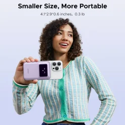 Ugreen Mobiltelefonladere|Uno Magnetisk powerbank 5000 mAh