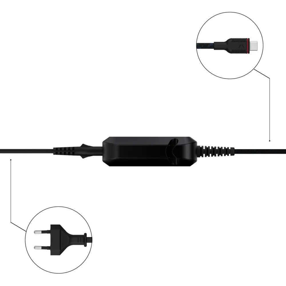 Unisynk Tilbehør Til Bærbar Pc|Ipad Og Tilbehør|GaN-lader med USB-C 65 W