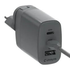 Unisynk Iphone-Tilbehør|Tilbehør Til Bærbar Pc|3-porters Global Multi-lader 65W